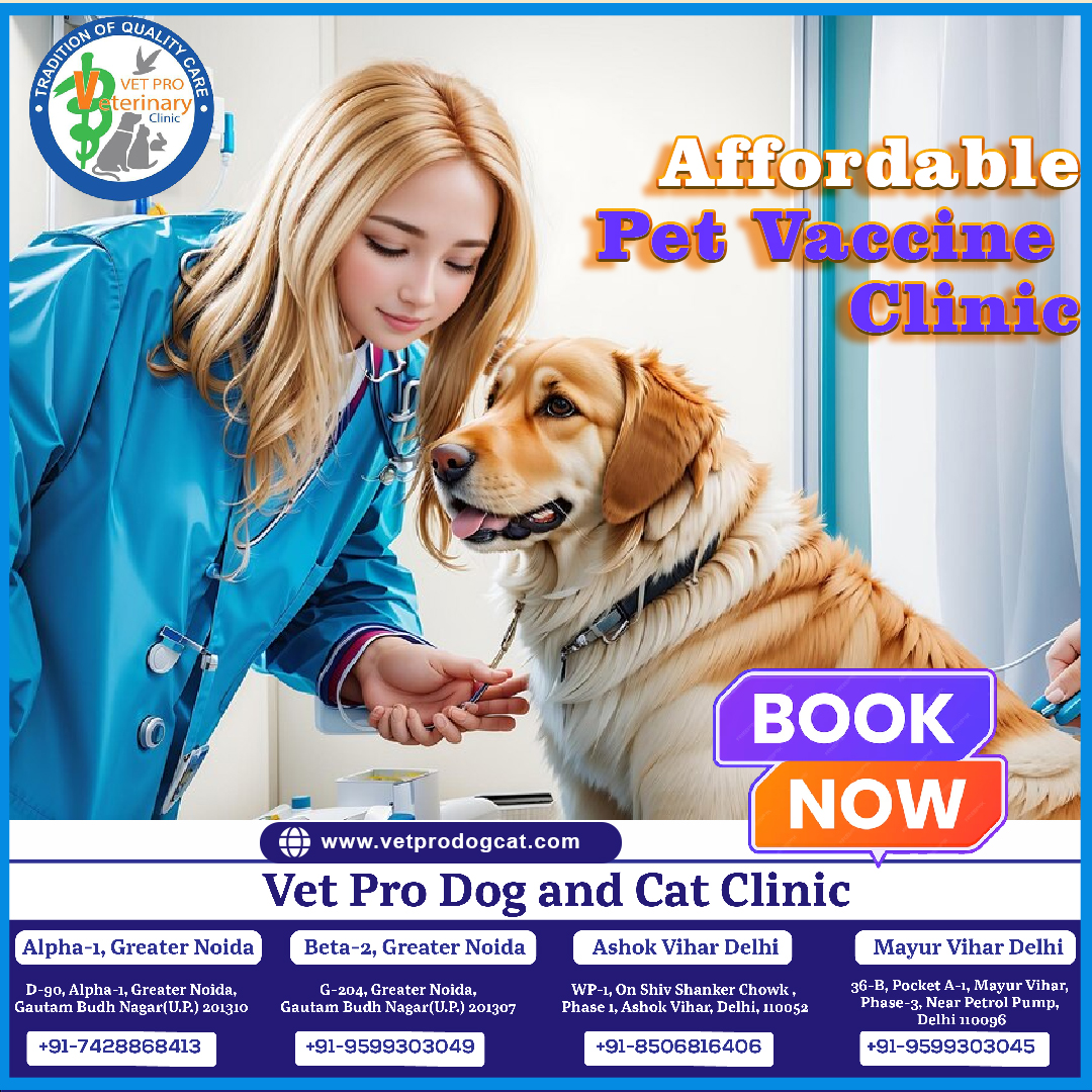 Affordabale pet vaccine clinic