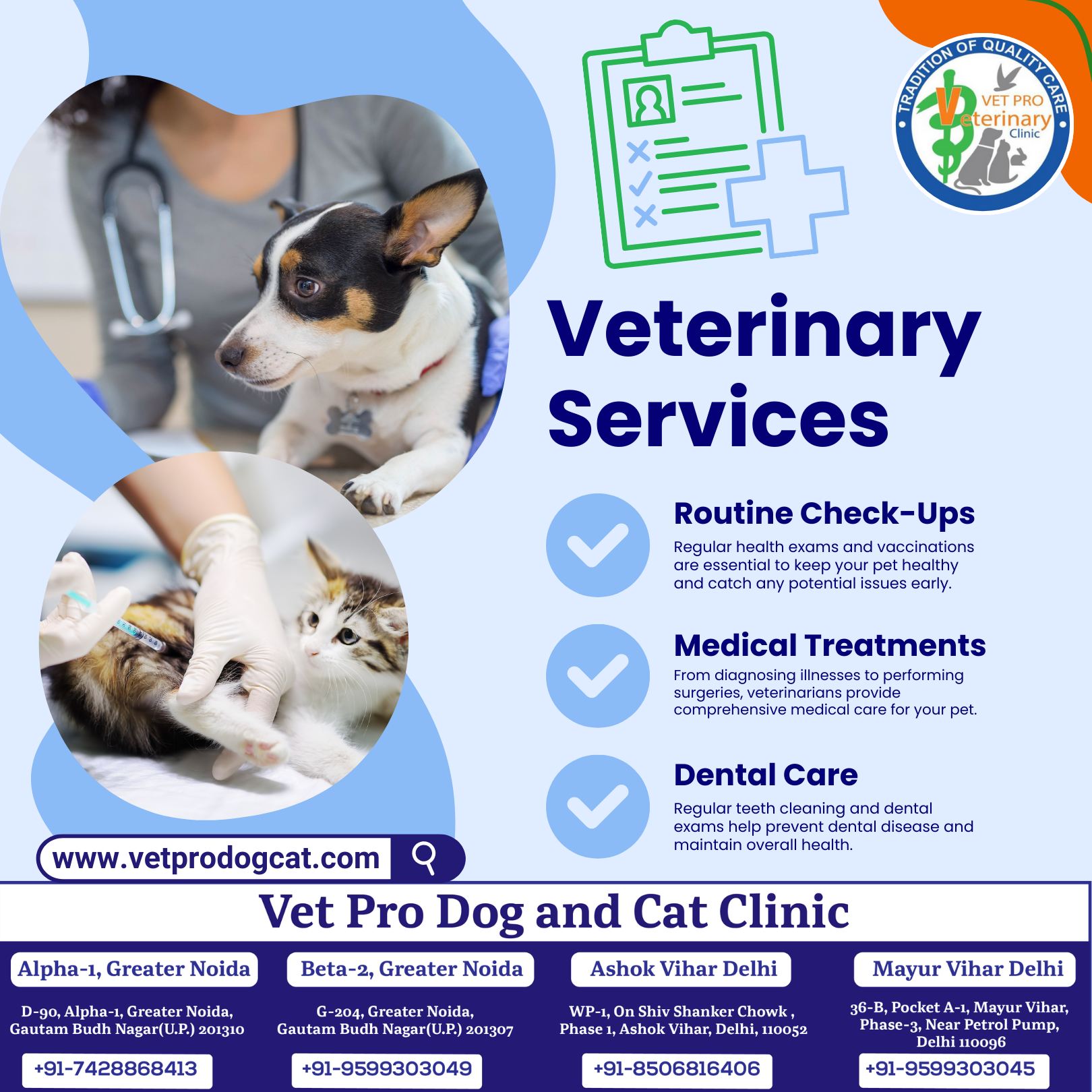 Veterinary Service in Delhi.